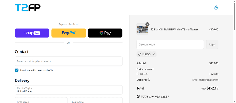 Enjoy 15% Off on Your Order - Save with T2FP Coupon Code